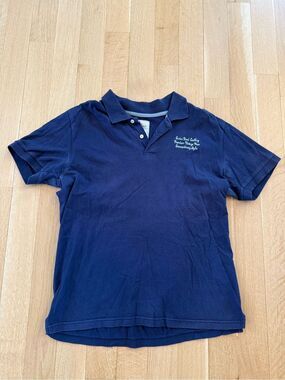 Men's Navy Short-Sleeve Polo Shirt